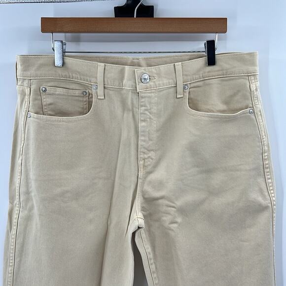 AYR Women's The Beat Drop Barrel Jeans - Straw Hat - 34 - New with tags - Picture 2 of 9